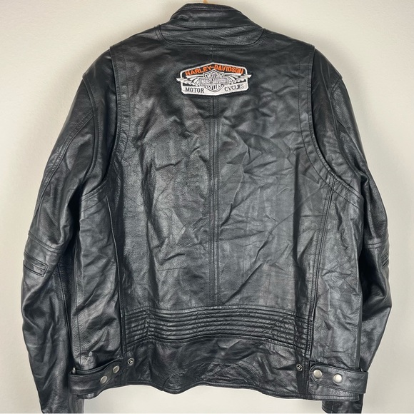 HARLEY DAVIDSON Leather Command Jacket by The Real Leather Company - Picture 2 of 11
